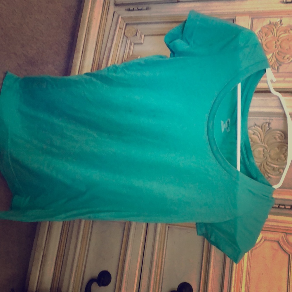 Teal casual t-shirt